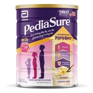 Sữa PediaSure BA ít ngọt cho bé 1-10 tuổi (hương vani)